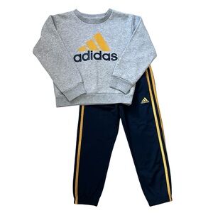 Adidas Navy & Gold Outfit Set